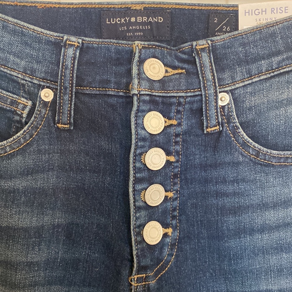 Lucky Brand Bridgette high rise skinny jeans - Picture 2 of 7